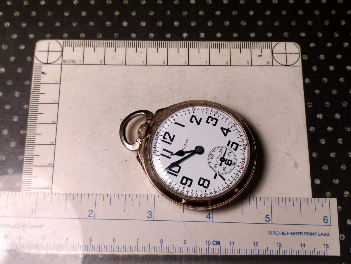 Elgin BW Raymond Antique American Running Railroad Pocket Watch