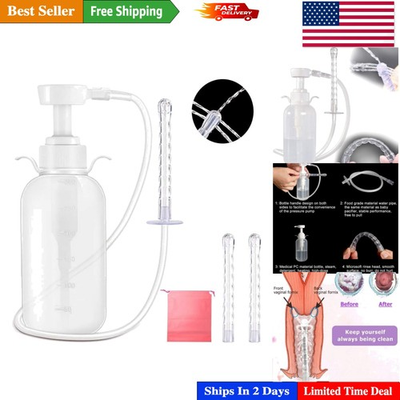 #ad Doctor Recommended 300ml Reusable Vaginal Cleansing System with Extra Nozzles $21.99