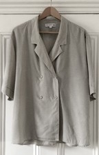 Ines de la Fressange X Uniqlo Women’s Black & Ivory Spotted Blouse Shirt L UK 14