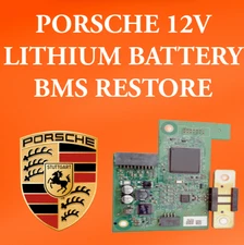Porsche 12V lithium battery repair/Restore 2018- BSM