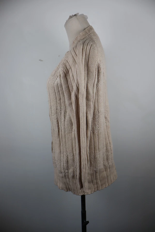 Les Copains Suéter Cardigan Mujer Talla 46 Suéter Vintage Lana Seda Angora - Imagen 4 de 4