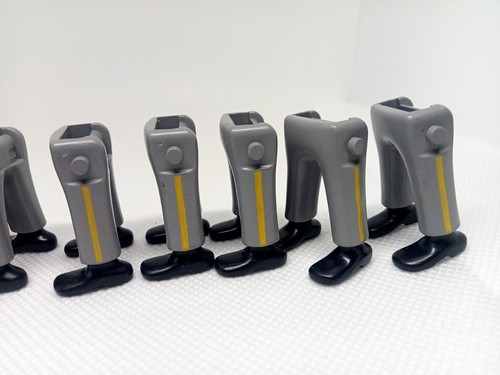 Playmobil ACW Western Lot 10 Southern Legs. Gambe Sudiste Lotto 10 Pezzi - Foto 10 di 10