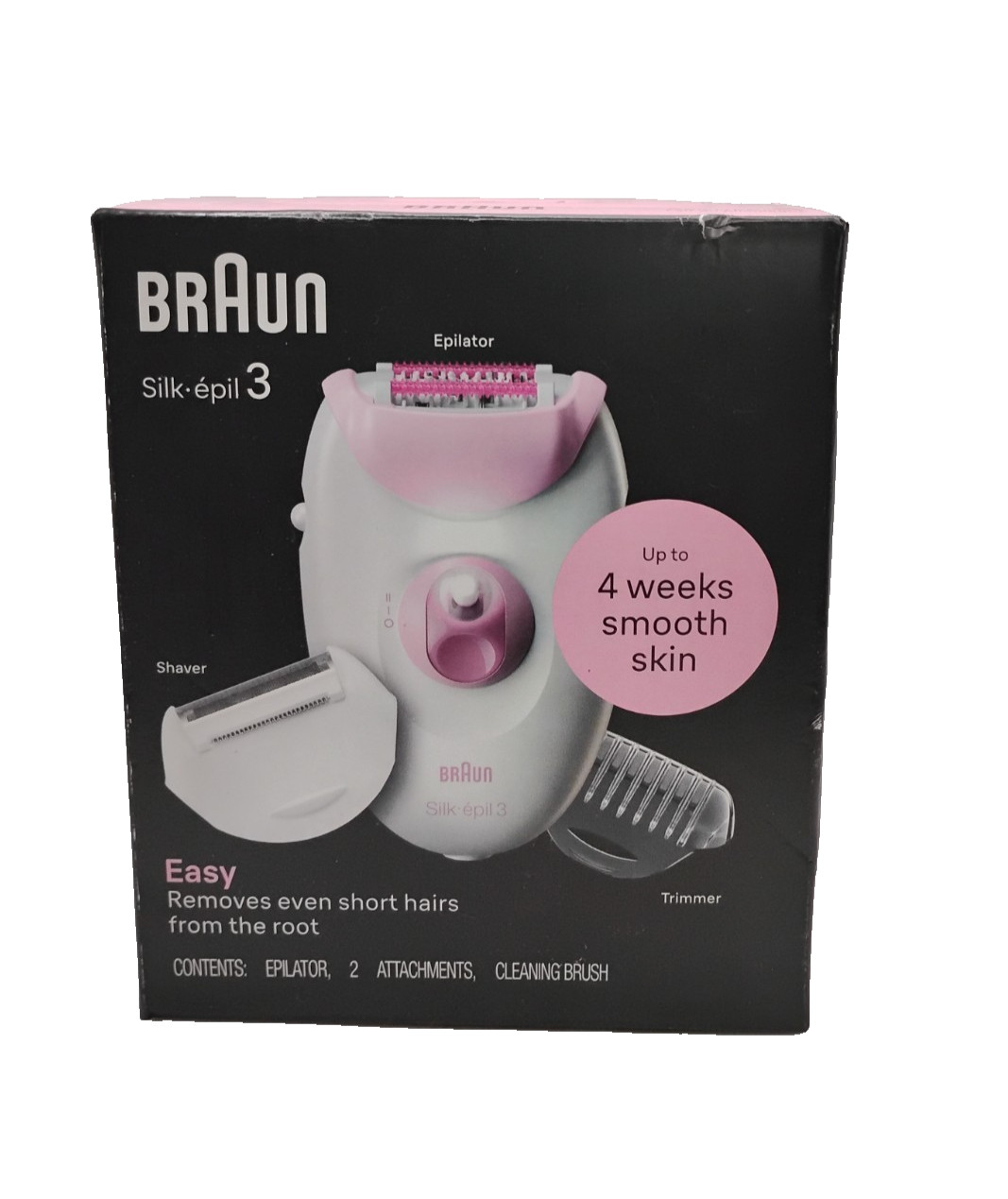 Braun SE3-270 Silk-&eacute;pil 3 Epilator for Women for Long-Lasti