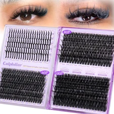 Lash Clusters with Spikes 60D-100D Volume Eyelash Clusters Spiky Individual Lash