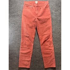 J. Crew Rust colored Vintage Straight Corduroy Pants Women's 27