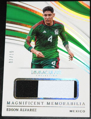 2023-24 Immaculate Edson Alvarez Magnificent Memorabilia GOLD # 01/10 2024 Patch