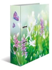 HERMA 19561 Folder A4 Flowers Wild Flowers 7 cm Wide Sturdy Cardboard Coloured O