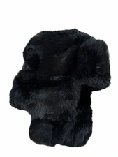 Russian Ushanka Vintage 80s Novosibirsk Fur Factory Fur Trapper Hat