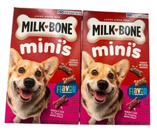 Milk Bone Mini’s Flavor Snacks - 15oz 2 Box - Free Ship
