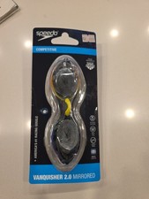 Lunettes de natation unisexe Speedo Vanquisher 2.0 Junior - miroir arc-en-ciel neuf