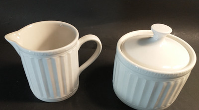 Sango Monarch 8841 Cream & Sugar Set