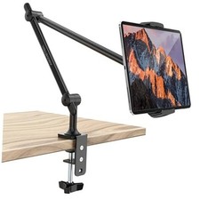 Tablet Stand Holder, Aluminum iPad Holder for Desk  Bed, Adjustable Arm