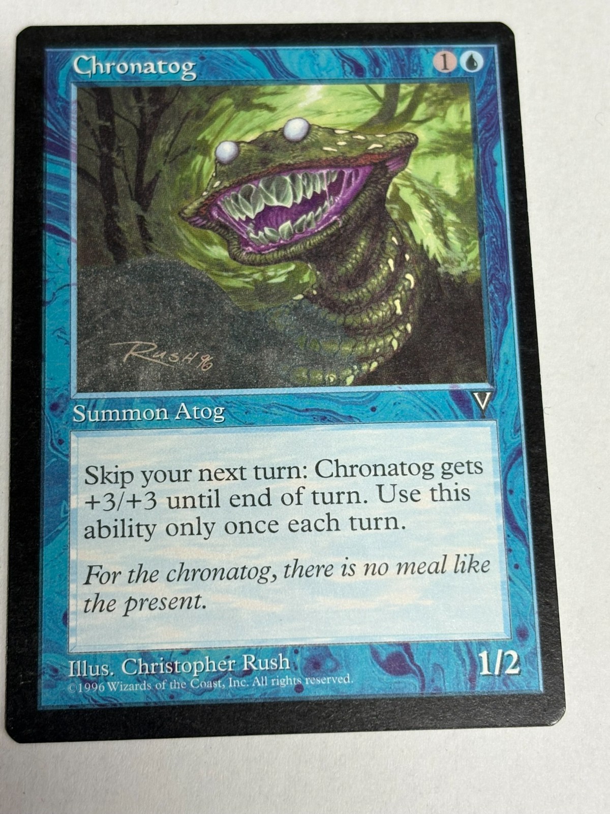 Magic The Gathering Visions Chronatog 1997 Rare Card LP