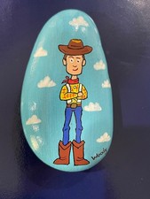 Hand Painted Rock Art ( Toy Story woody )................Sunflower Creations