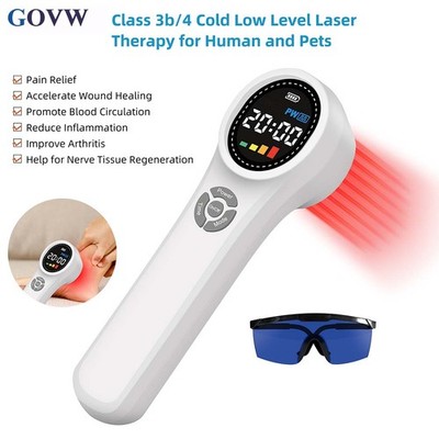 24 Diodes Red Light Laser Therapy 1760mW Adjustable Power for Joint Muscle Pain
