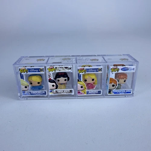 Funko Bitty Pop Disney Princess Lot Coronation Anna Cinderella Snow White Aurora
