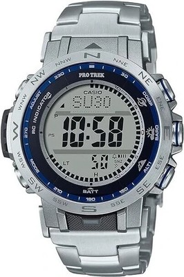 CASIO PRO TREK PRW-31YT-7JF Solar Atomic Radio Titanium Band Digital Men Watch