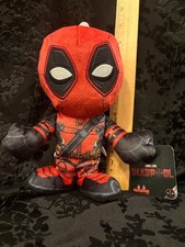 NWT Marvel Deadpool 8" Bleacher Creature Kuricha Sitting Plush Toy BRAND NEW 