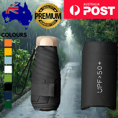 Mini Sun Umbrella Pocket Folding Rain Umbrella UV Protection Parasol