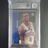 Upper Deck 1996-97 SP Premier Prospects Allen Iverson Auto #141 BGS BAS