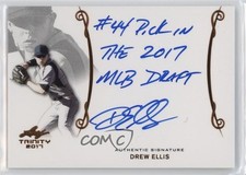 2017 Leaf Trinity Signatures Drew Ellis #A-DE1 Auto 1e1a