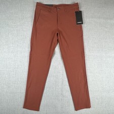 Lululemon Pants Mens 31 Brown Commission Pant Slim Warpstreme ABC Stretch Chino