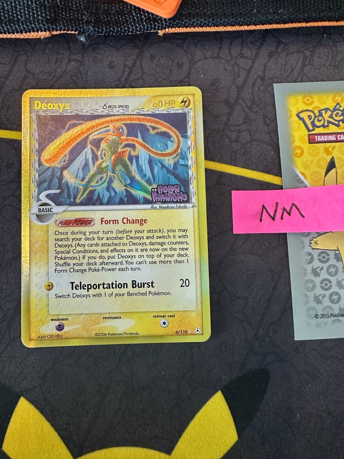 Pokemon Card Deoxys EX Holon Phantoms Reverse Holo Stamped 6/110 277 💎NM💎