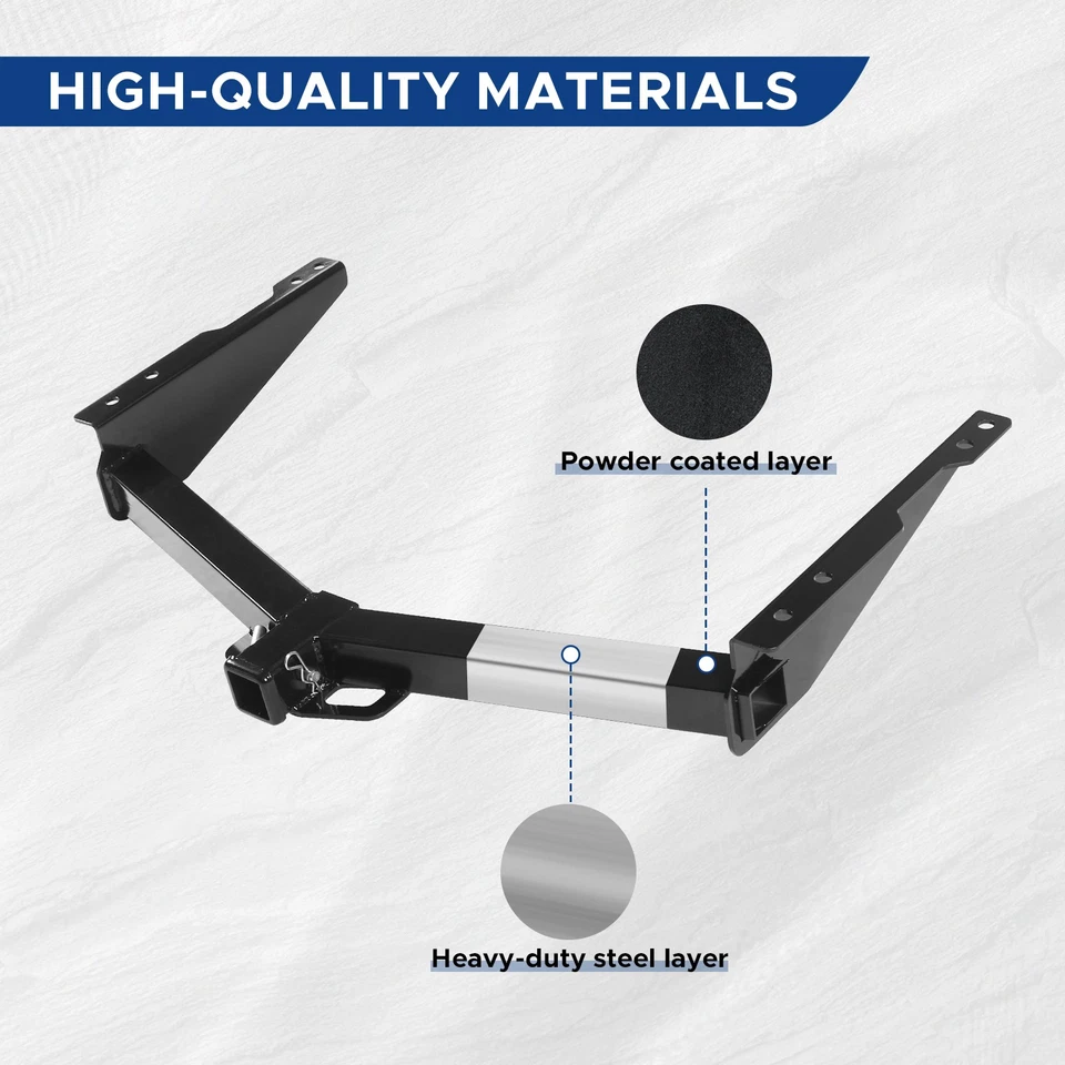 Trailer Tow Hitch Fit For 2012-2021 Nissan NV1500 NV2500 Black 2" Receiver Foto 4 de 4