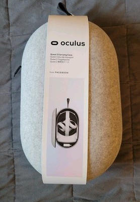 Oculus Meta Quest 2 Carrying  Case Zip-Up Gray Official Authentic