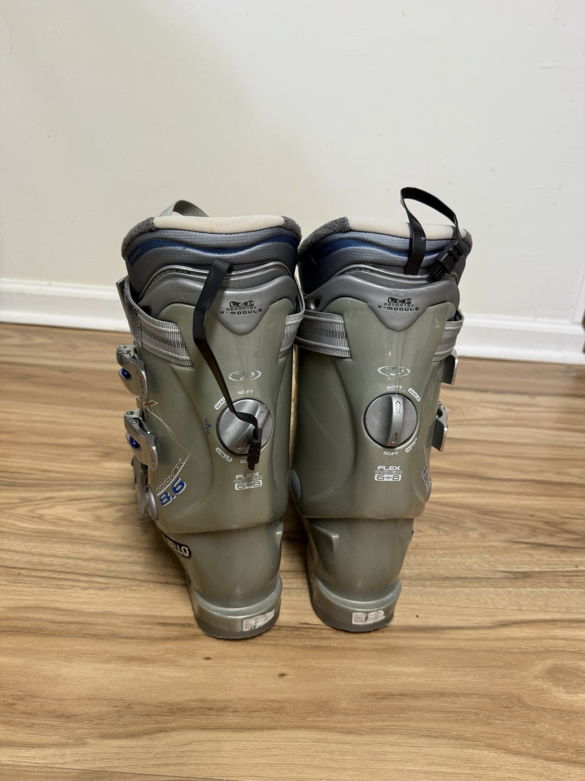 SALOMON DALBELLO Misura 6 269 mm Personalizzato NX 8 6 INNOVEX TRUFIT SPORT mondo 23 5 Grigio