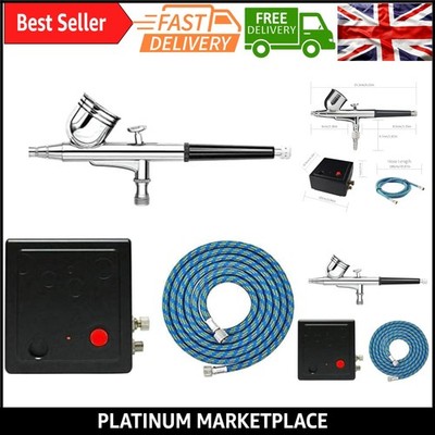 Dual Action Airbrush Kompressor Kit für Hobby, Model Painting & Nail Art - Oi...