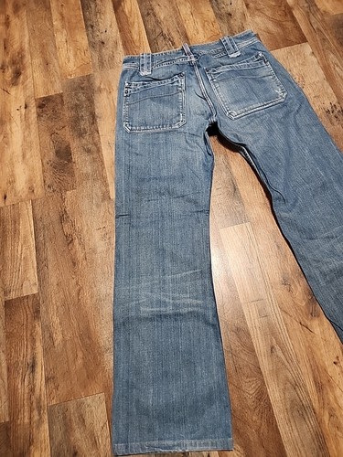 Diesel MOORIX Jeans Size 30x30 Mens Blue Wash 00710 Distressed Vintage sick pair - Picture 19 of 23