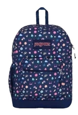 JanSport Cross Town Plus 17" Backpack - Fluid Slice of Fun 15” Laptop Sleeve NWT