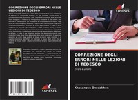 Khasanova Ozodakhon | Correzione Degli Errori Nelle Lezioni Di Tedesco | Buch