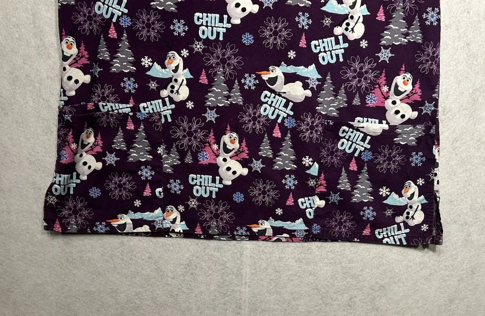 迪士尼磨砂上衣紫色 FROZEN-OLAF "Chill Out" 尺寸 L — 第 3/4 张图片