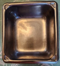 Vollrath 1/6 Super Pan 3062-2 Heavy Stainless Steel Square Pan 1.2 QT 2.5" Deep