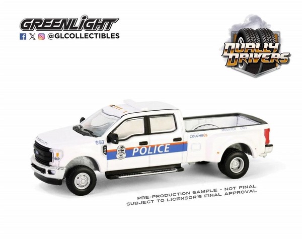 2019 Ford F-350 Xl Dually Columbus 1:64 MaßStab Greenlight 46150E-image