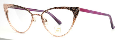 ETE LUNETTES Vichy Ltd Edition Fiamma Rose Gold Womens Eyeglasses 53-18-140