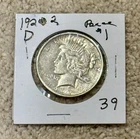 1922-D $1 Peace Silver Dollar