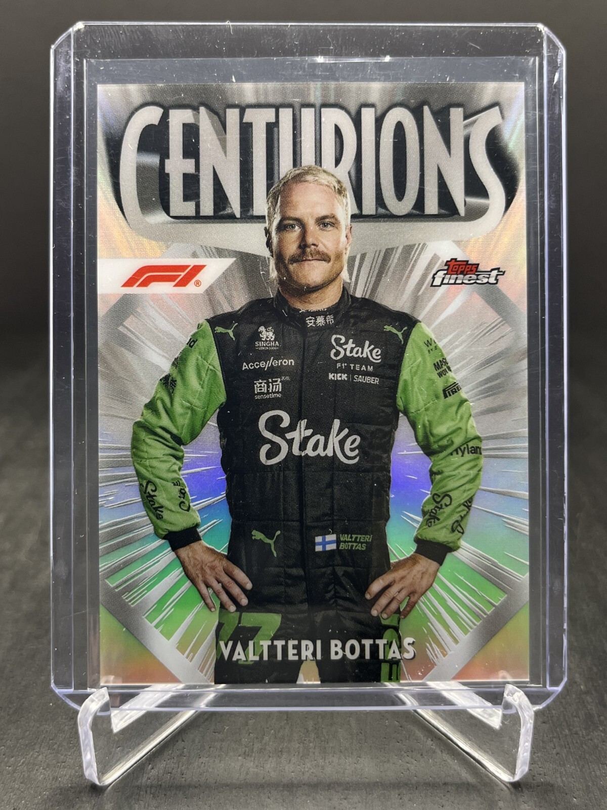 2024 Topps Finest Formula 1 F1 Valtteri Bottas Centurions SP #CEN-13