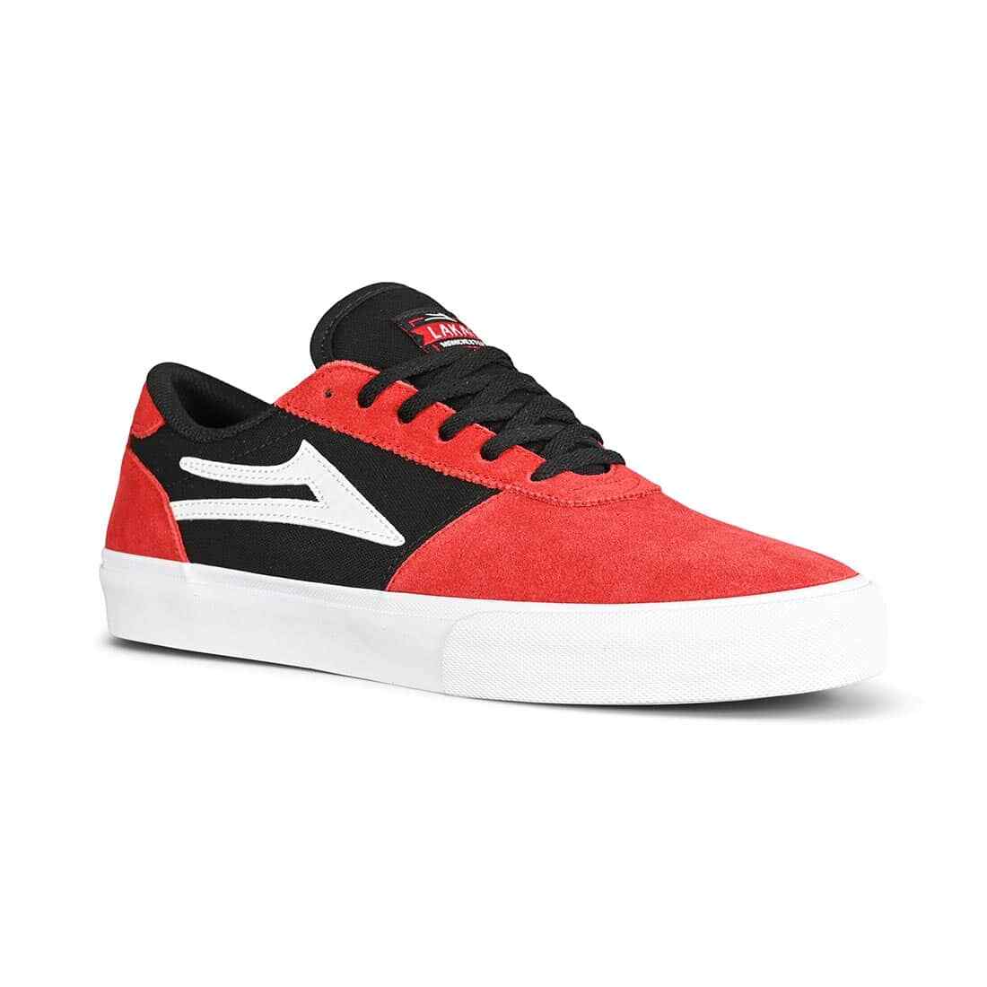 Lakai Manchester Skate Shoes Red/Black