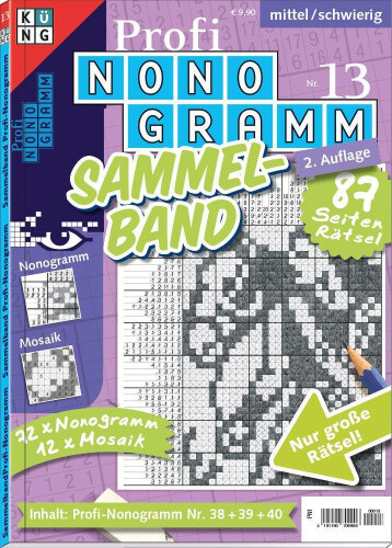 Profi-Nonogramm Sammelband Nr. 13 [German] by Puzzles, Conceptis