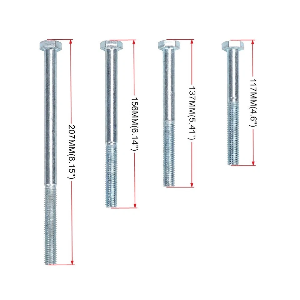 Kit de bujes de montaje de cabina de carrocería KF04058BK para Ford F250 F350 Super Duty 1999-2007 Foto 3 de 4