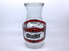 Coca-Cola / Godfather's Pizza Vintage Style Carafe Drink Pitcher Excellent Cond.