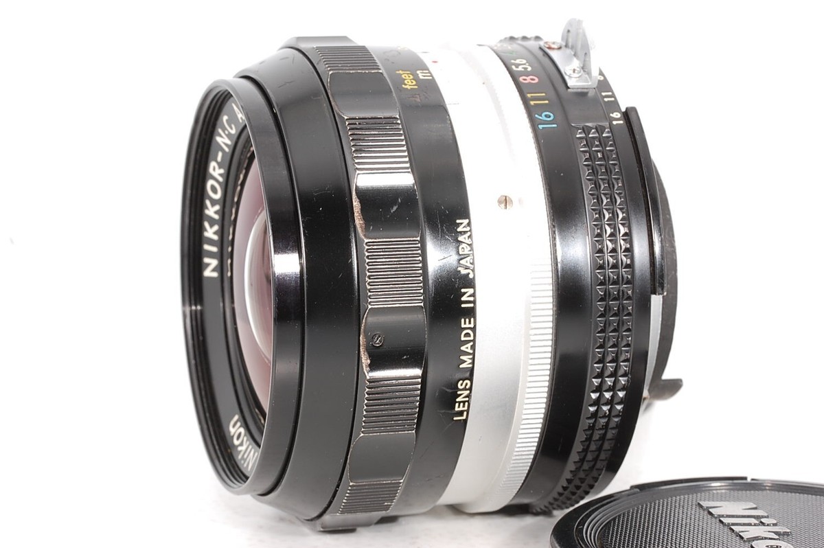 美品 NIKKOR-N.C Auto 24mm F2.8 Ai改 LL2853 Nikon Nikkor N.C Auto 24mm F2.8 non Ai MF Wide Lens [Near