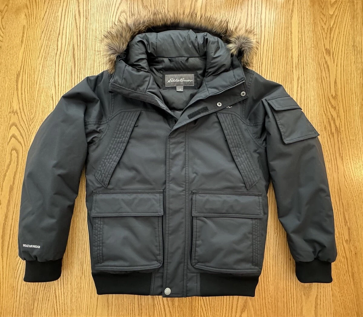 Men's Eddie Bauer Superior Down Bomber Jacket Size Small