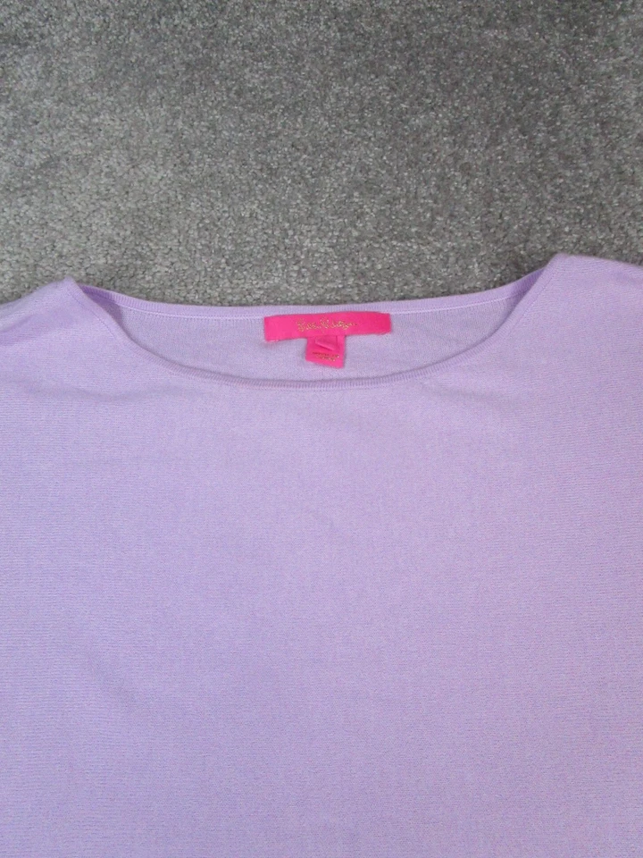 Suéter Lilly Pulitzer Mujer Pequeño Púrpura Mezcla Algodón Tejido Foto 2 de 4