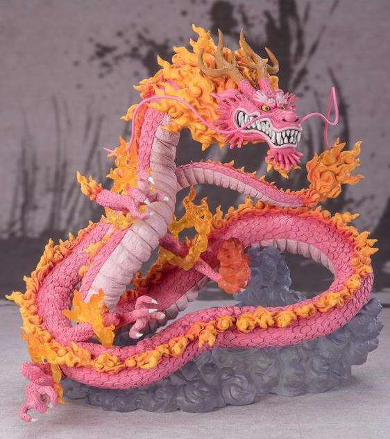 オレンジとピンクの恐竜フィギュア Figuarts ZERO - Chougekisen - Kozuki Momonosuke - Twin
