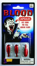 Blood Capsules Halloween Vampire Costume Accessory