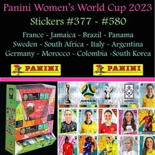 Panini FIFA Women's World Cup 2023 - Stickers #377 - #580 **US Seller**